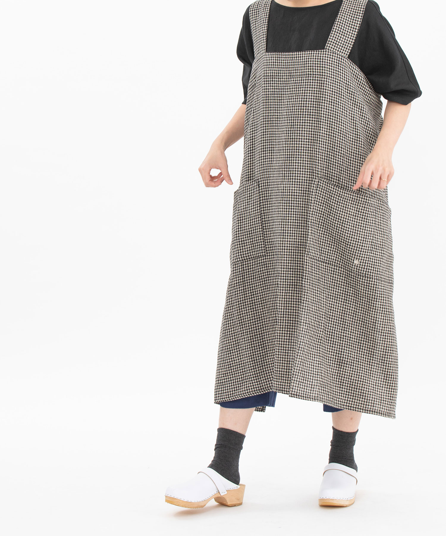 chanvre エプロンKABURI