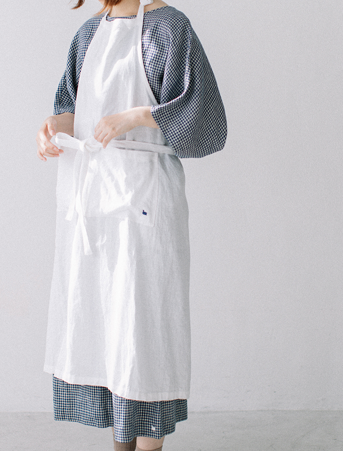 chanvre エプロンLONG