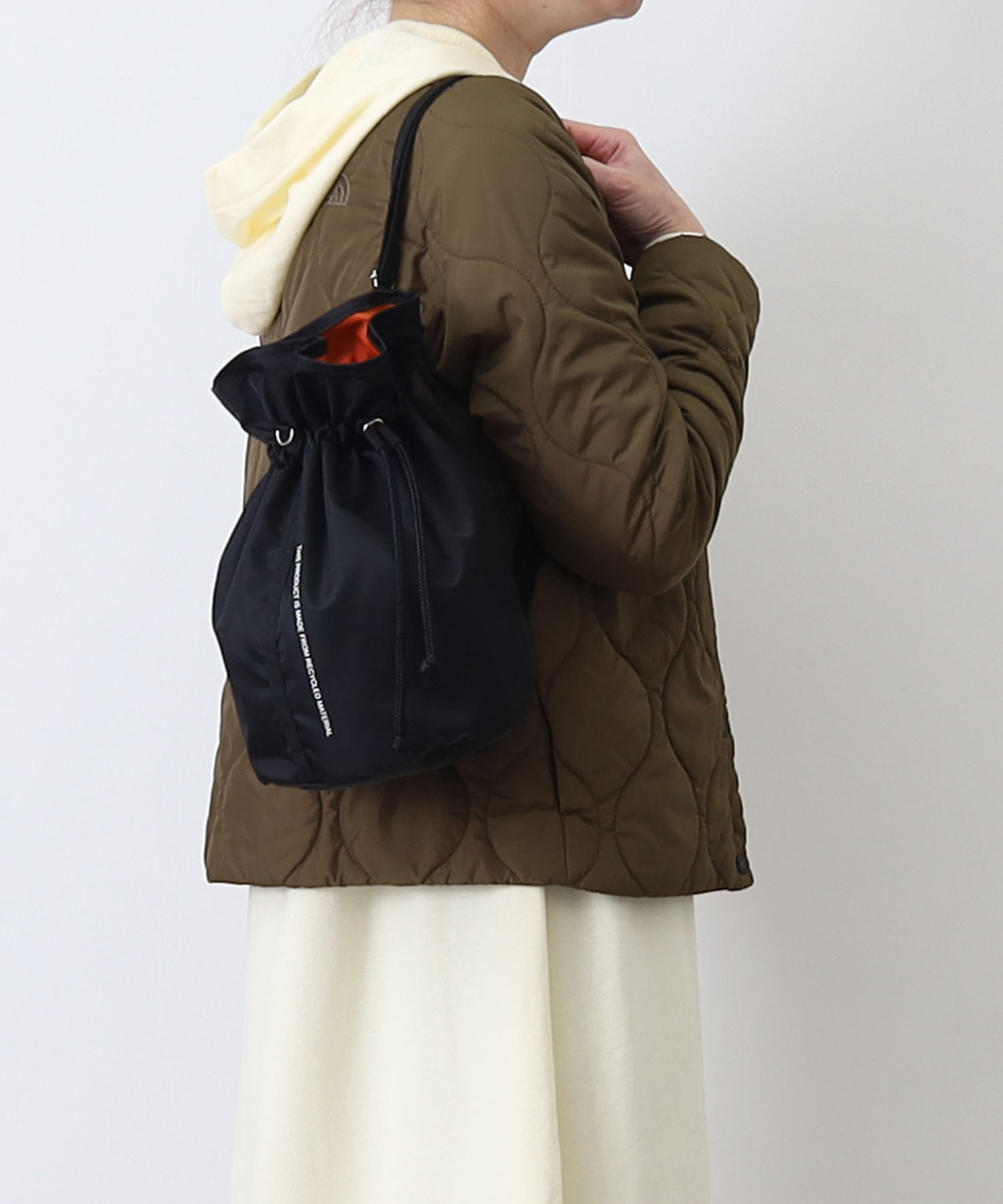 Recylon巾着2WAYショルダーバッグ
