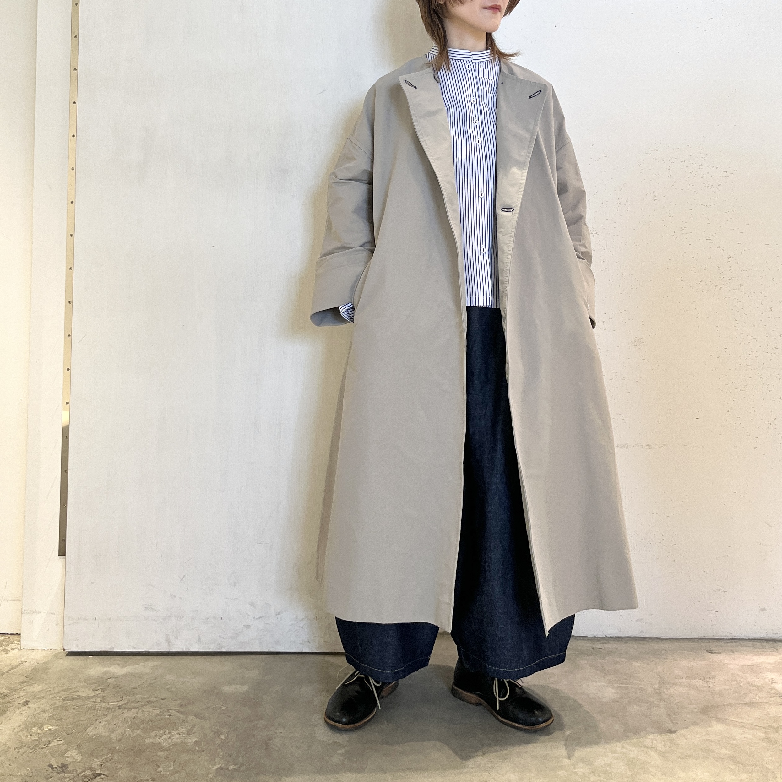 【吉祥寺パルコ店】ラインが目を惹くスプリングコート＊