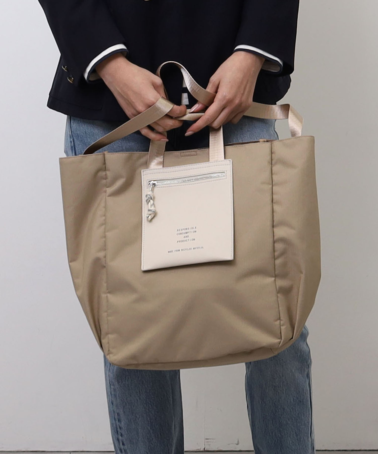リサイクルPET2WAYトートバッグ