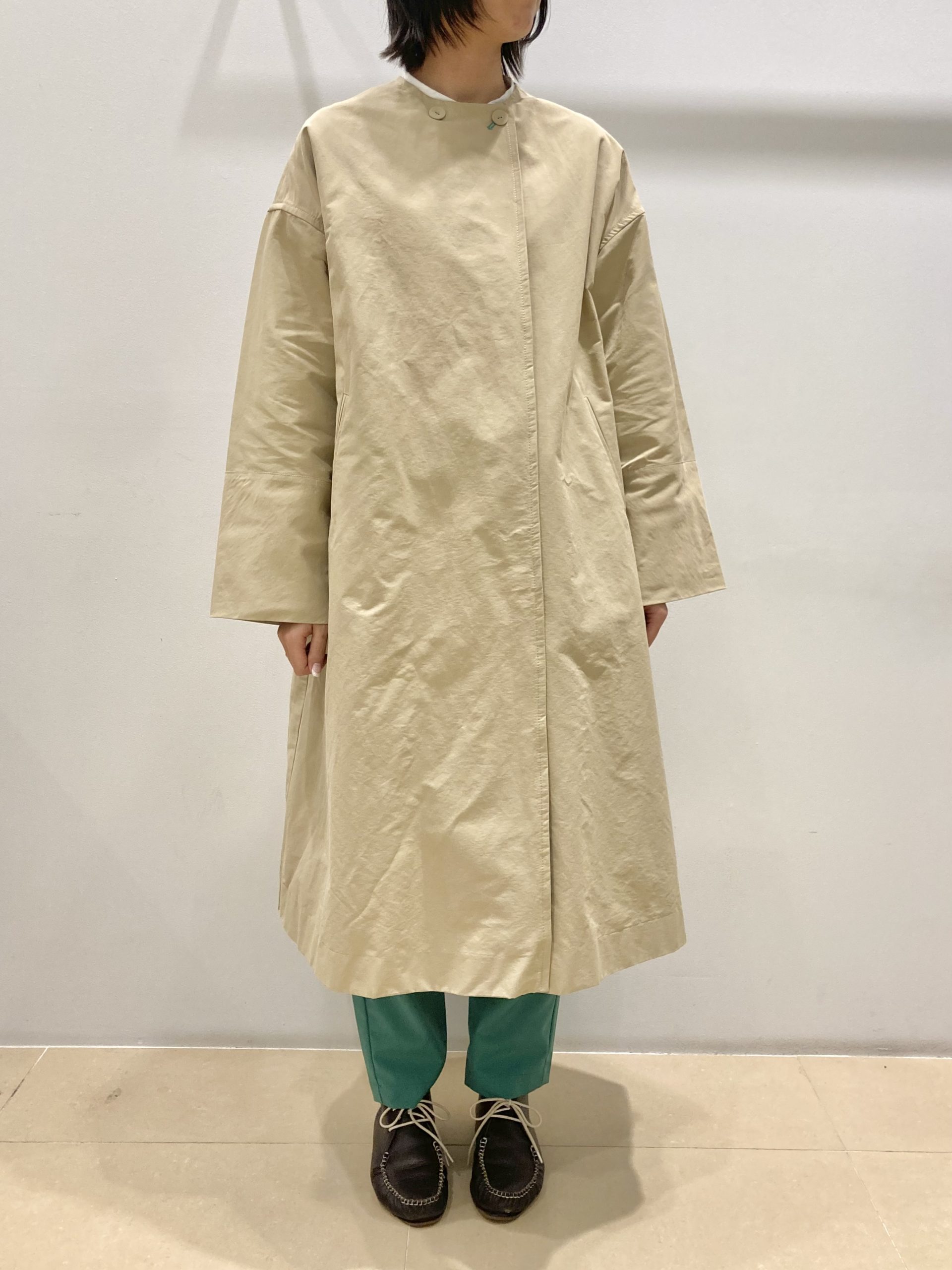 【NU茶屋町店】シンプルなスプリングコートのご紹介