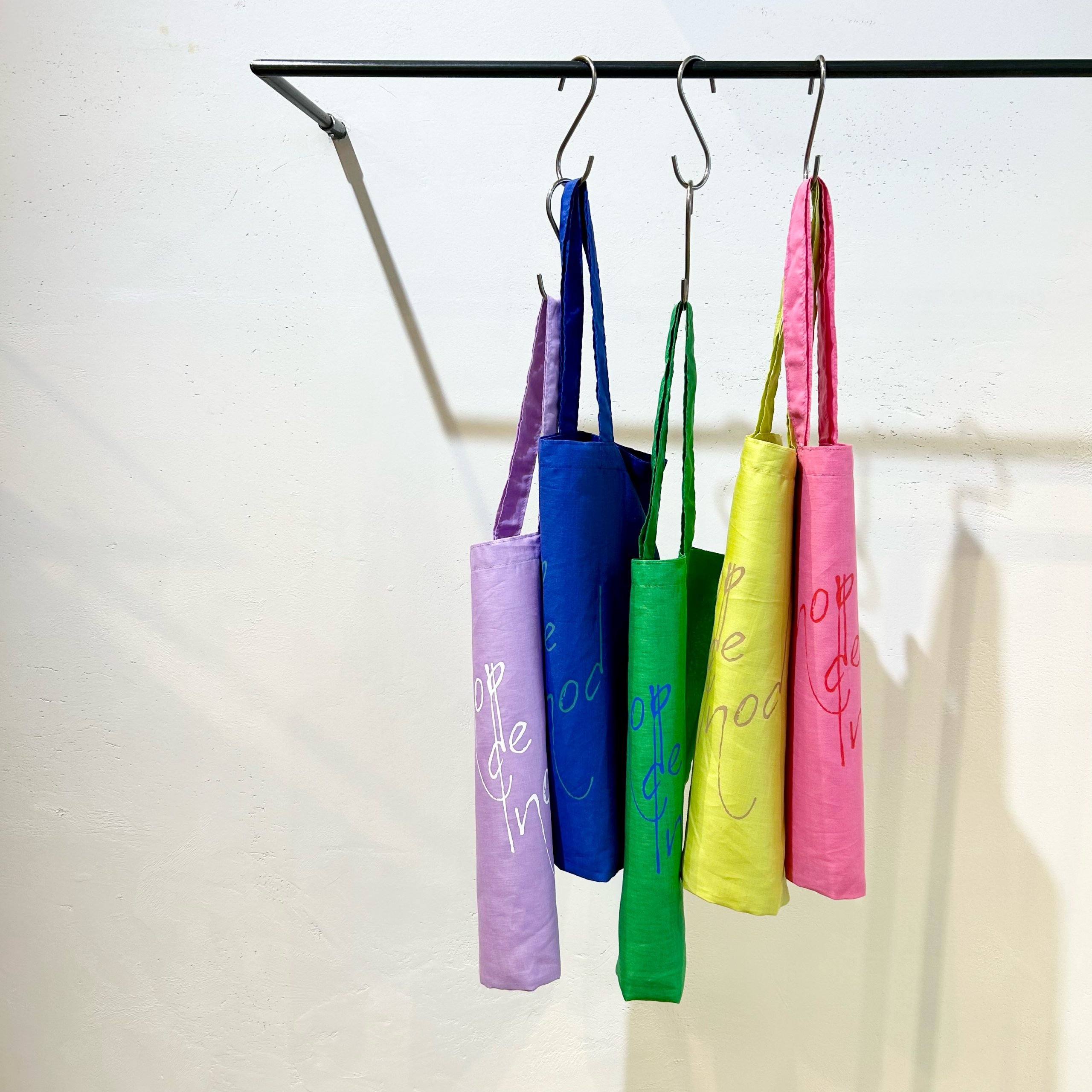 【吉祥寺パルコ店】5周年フェアのノベルティ＊ハッピーカラーのトートバッグ