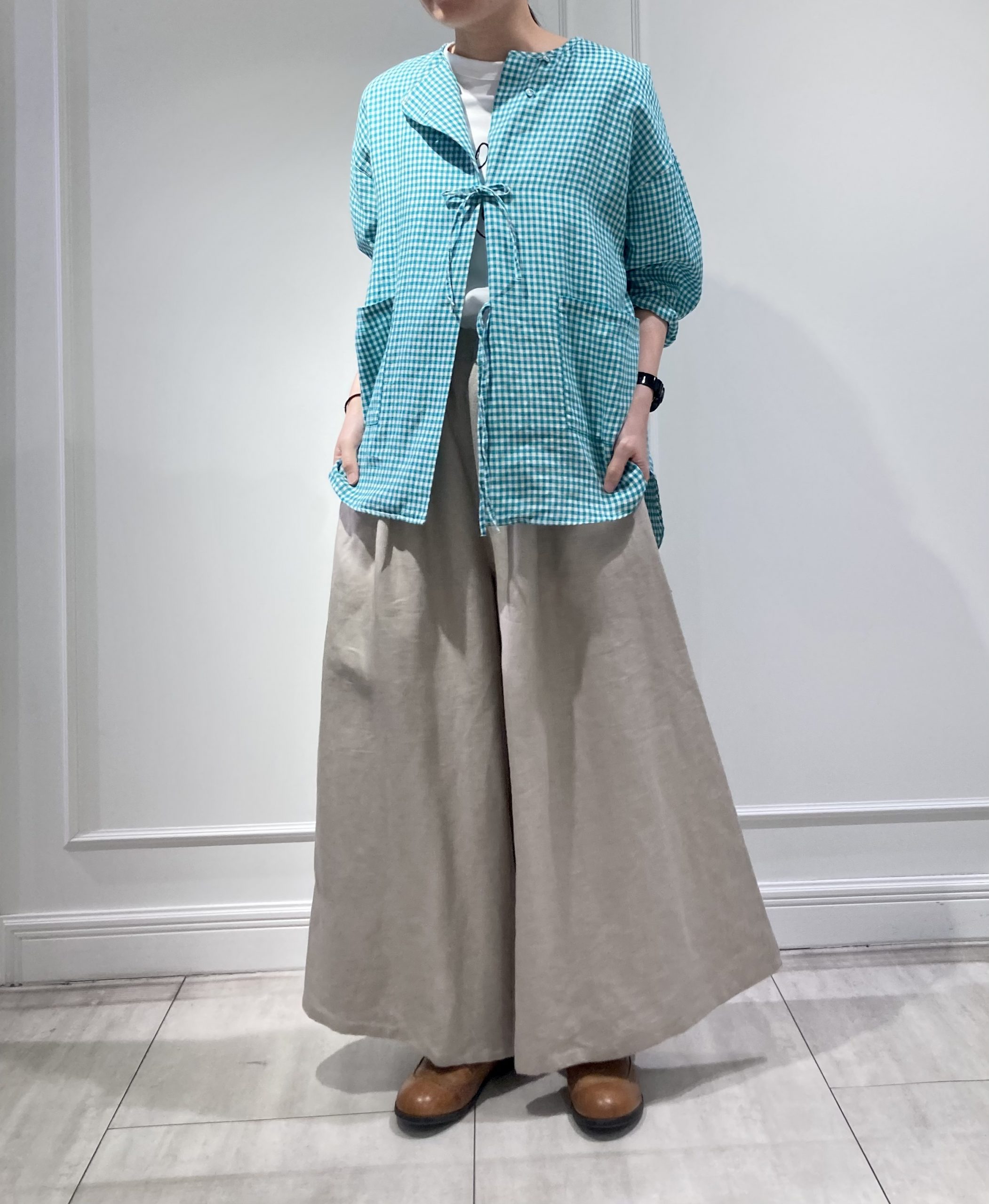 【丸井今井札幌本店】爽やかなリネンスリーピングシャツ