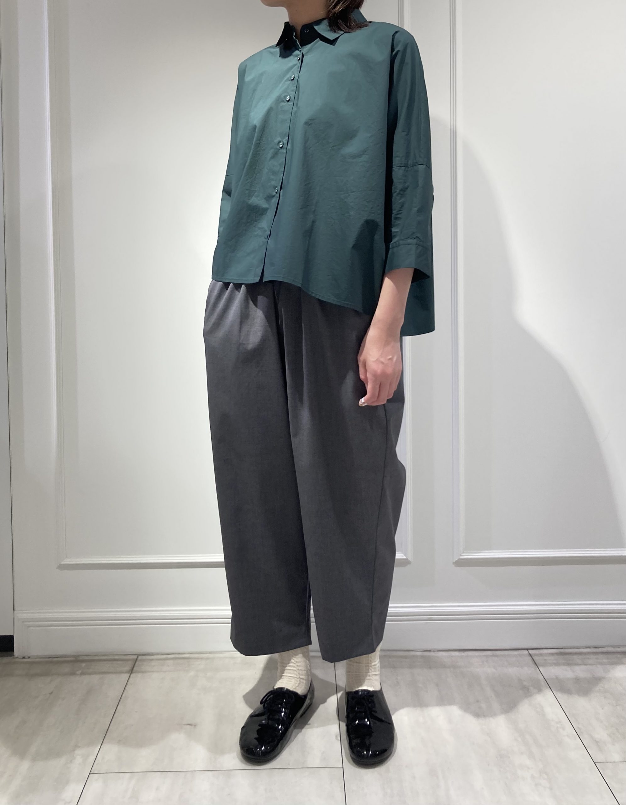 【丸井今井札幌本店】お洒落シルエットの６分袖シャツ入荷いたしました