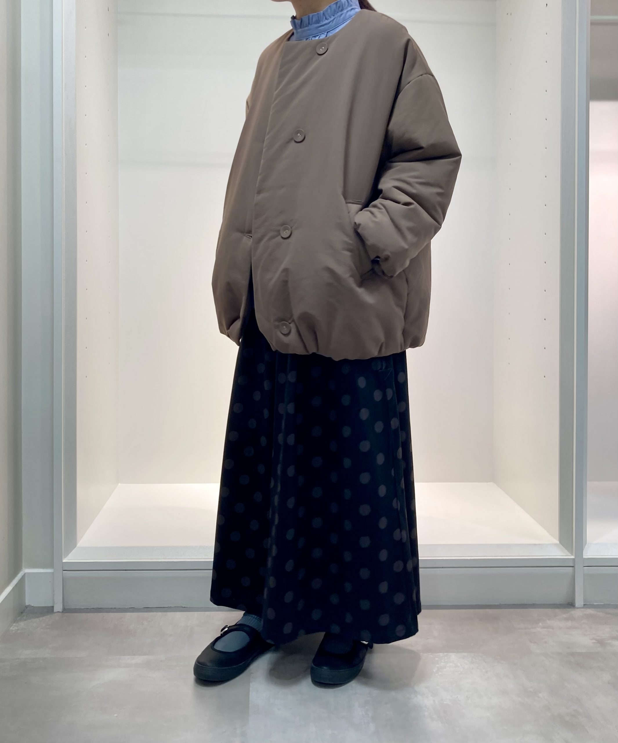 【丸井今井札幌本店】アウターご予約会で人気の中綿コート店頭に入荷しております。