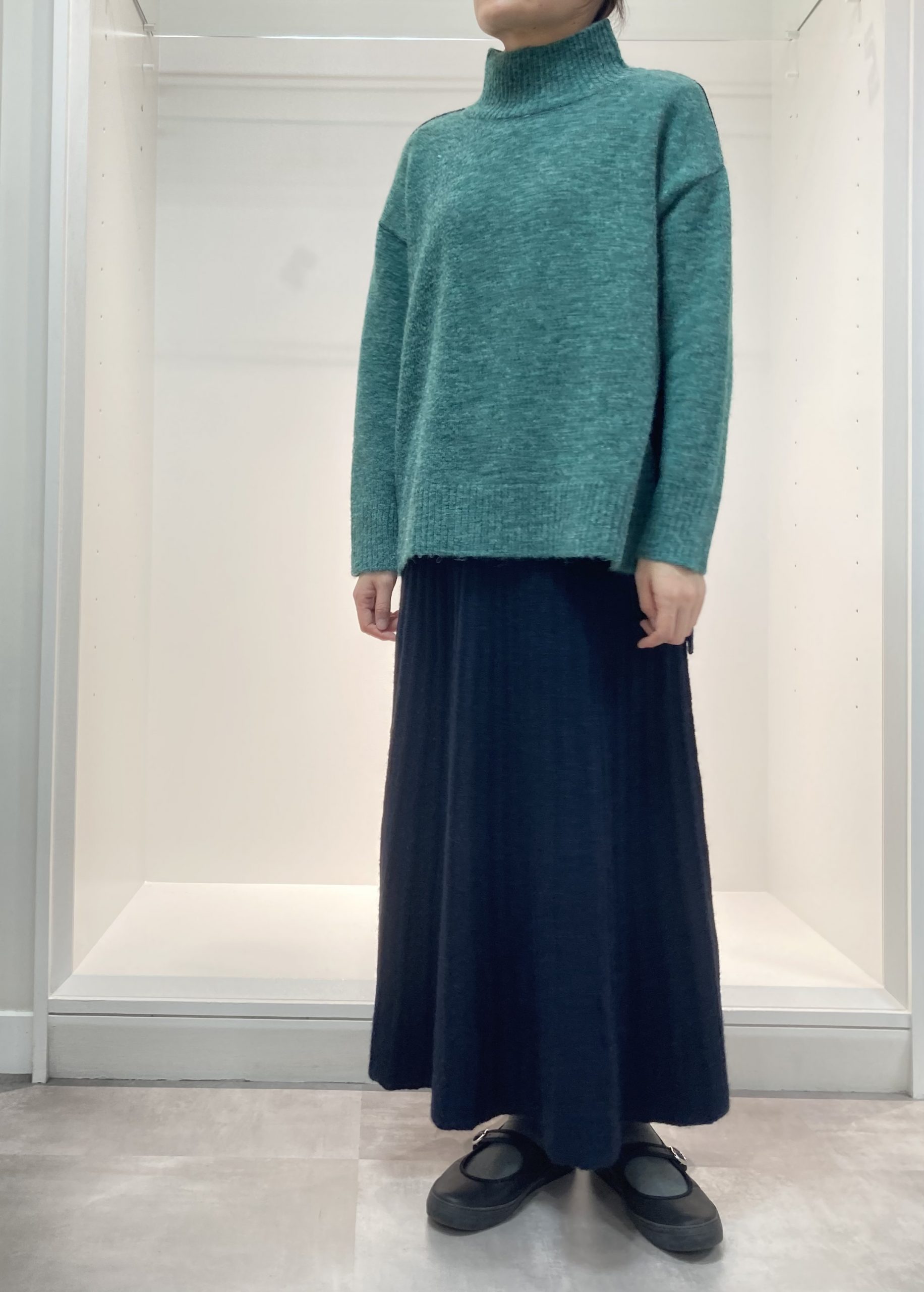 【丸井今井札幌本店】ロングモヘアニットのセットアップ