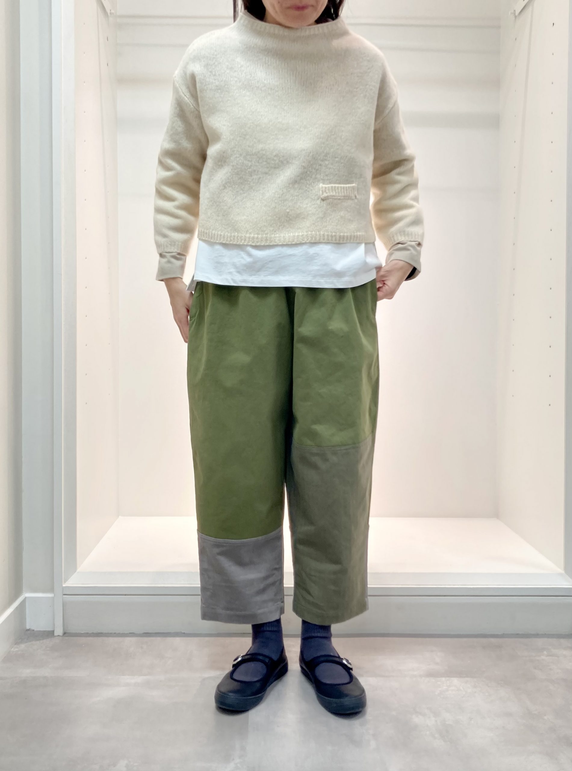 【丸井今井札幌本店】異素材ミックスパンツ