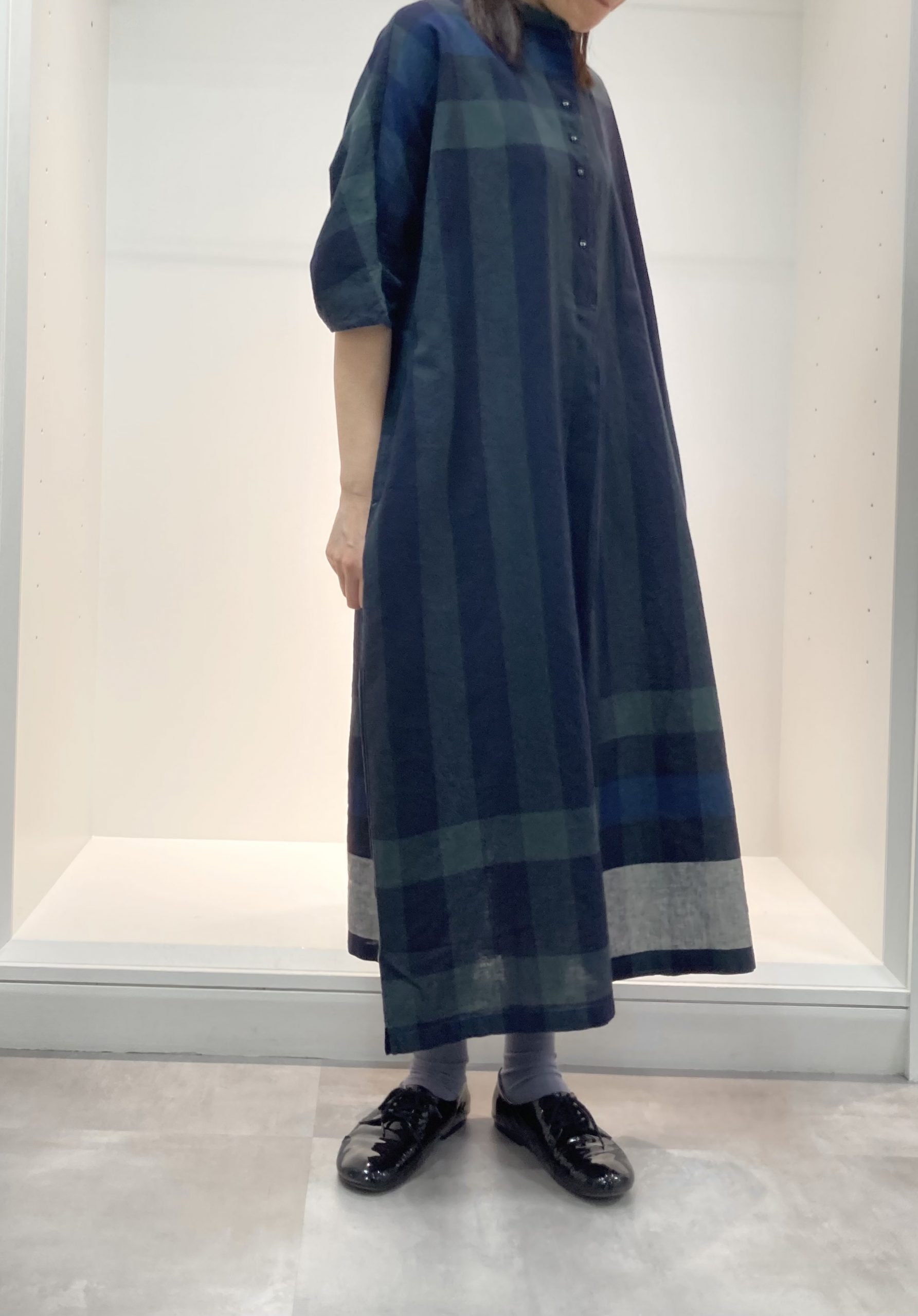 【丸井今井札幌本店】新作パネルボーダーストライプワンピース