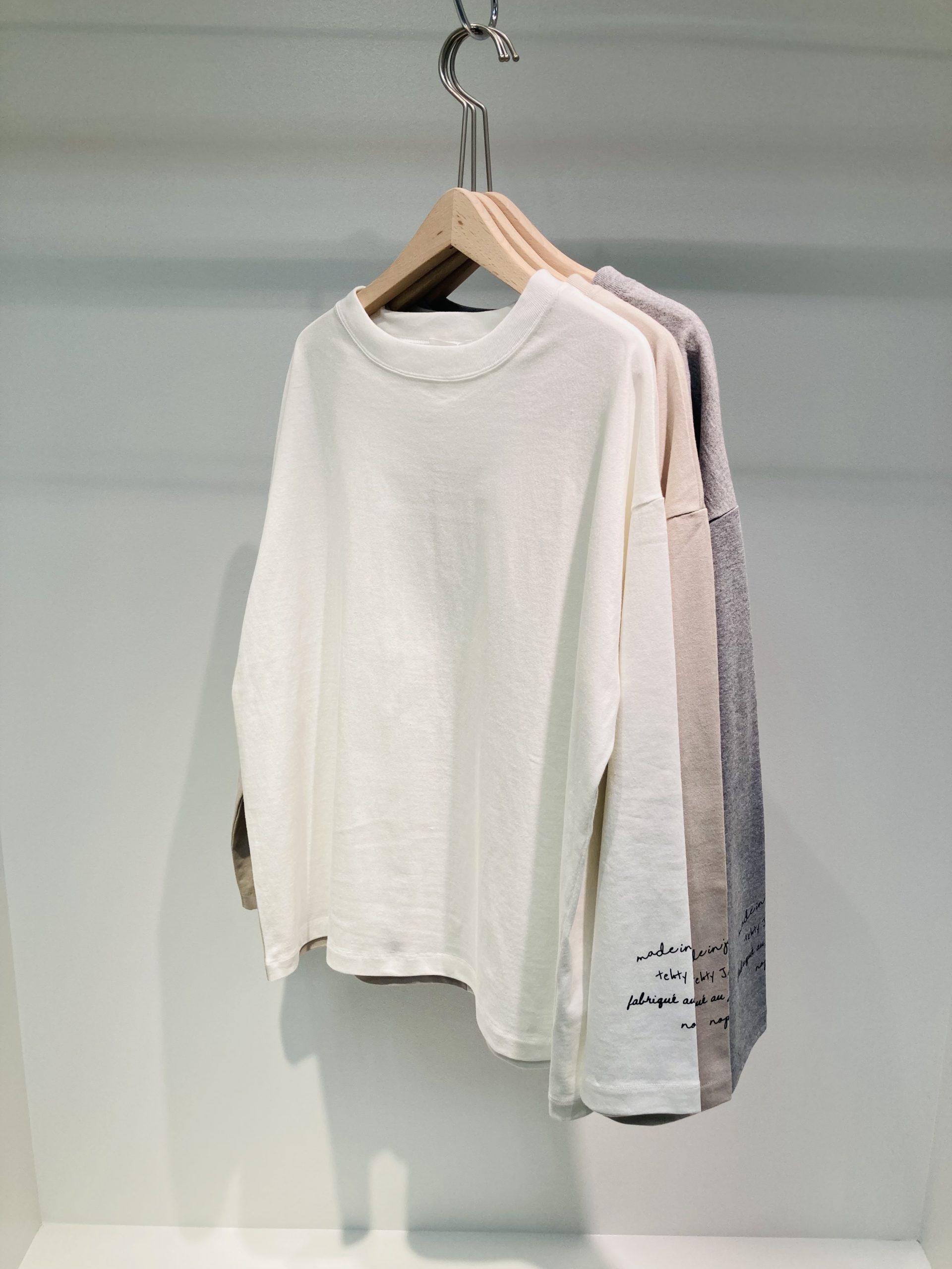 【丸井今井札幌本店】オールシーズン大活躍、おすすめロンT