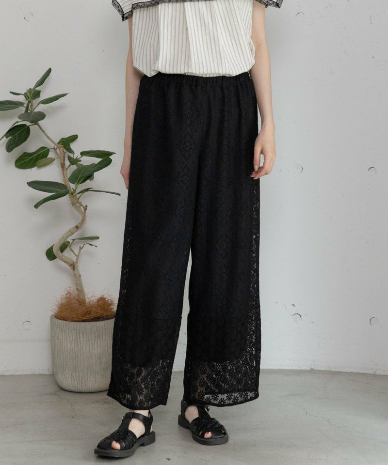 FUMIE TANAKA レースパンツ ラッセルレースパンツ FUMIE TANAKA（フミエタナカ）の「【FUMIE TANAKA】lace PA