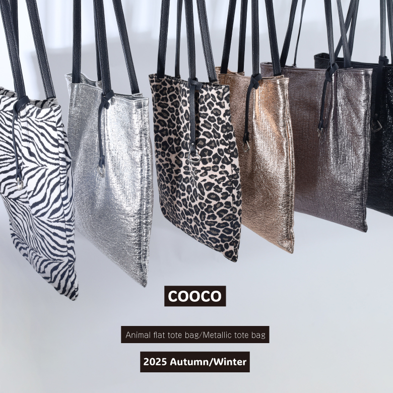 👜NEW ARRIVAL 新作入荷②👜<br>COOCO Animal/Metallic シリーズ♪<br><br>COOCO