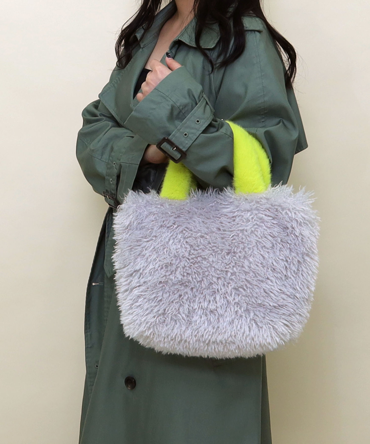 バイカラーエコファートートバッグ