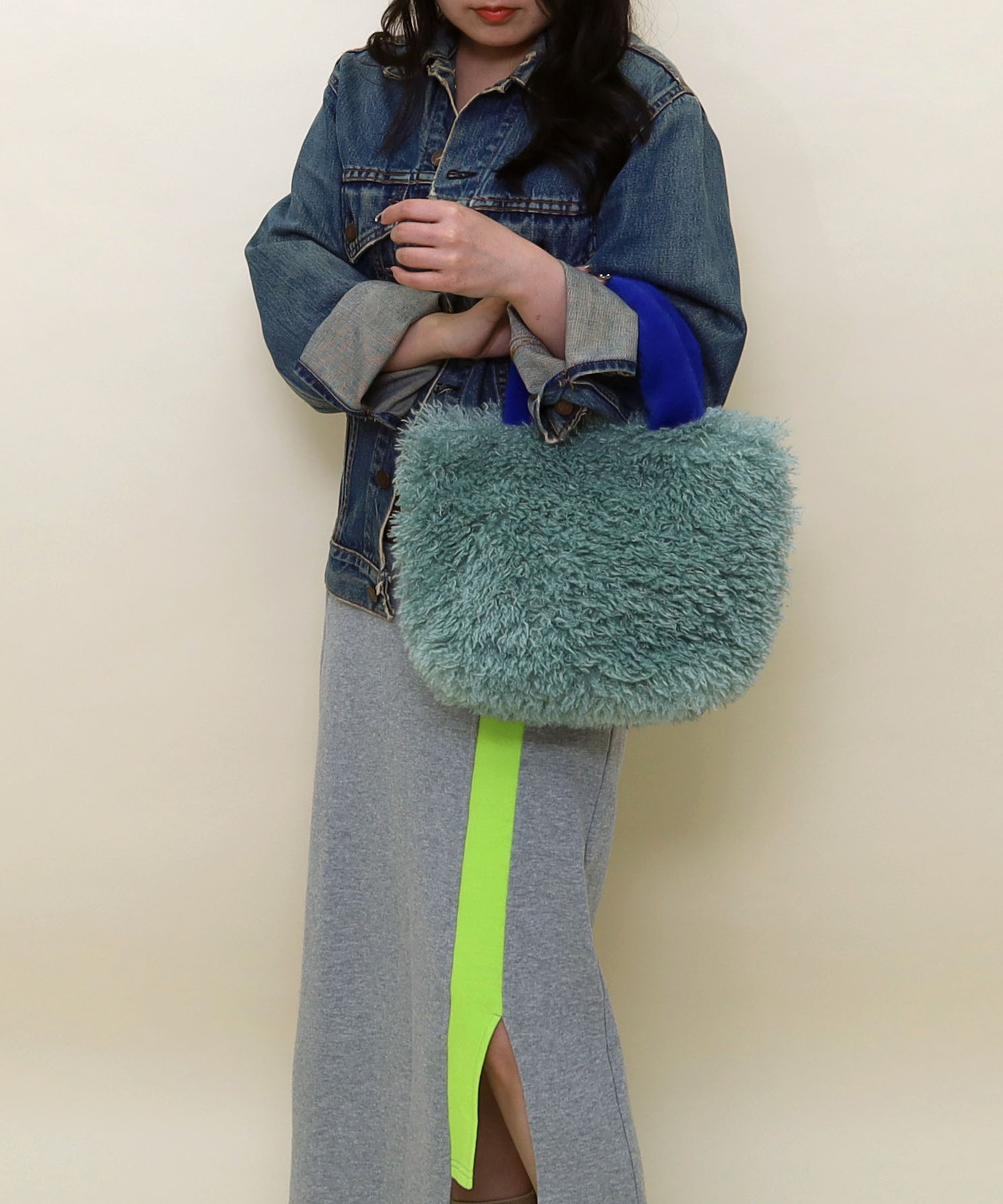 バイカラーエコファートートバッグ