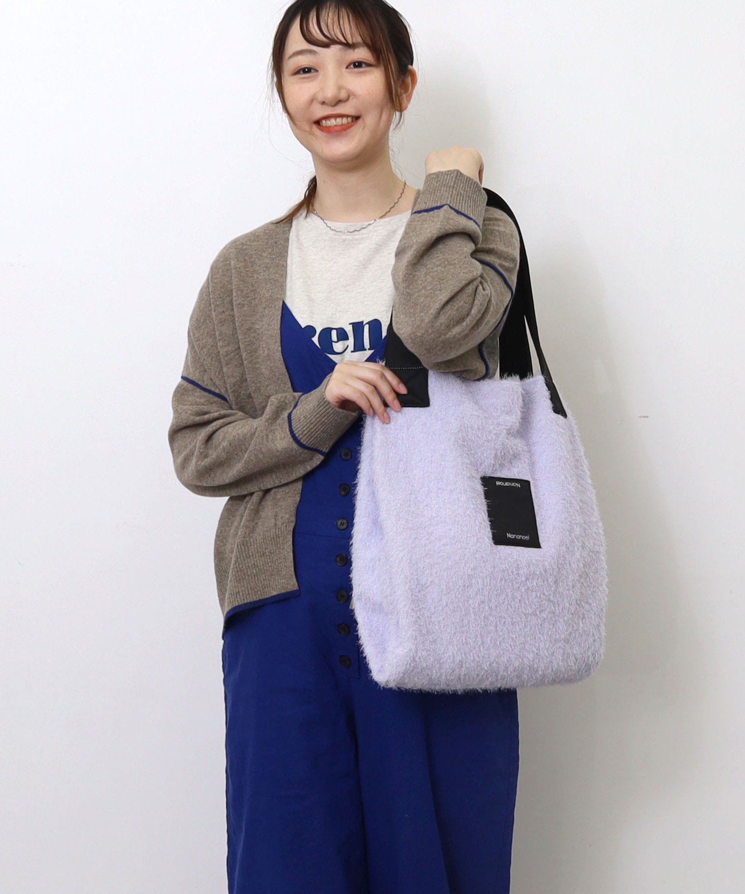 ｎｉｌｌｉｅ　ラメシャギーヘアトートバッグ／Ａ４対応