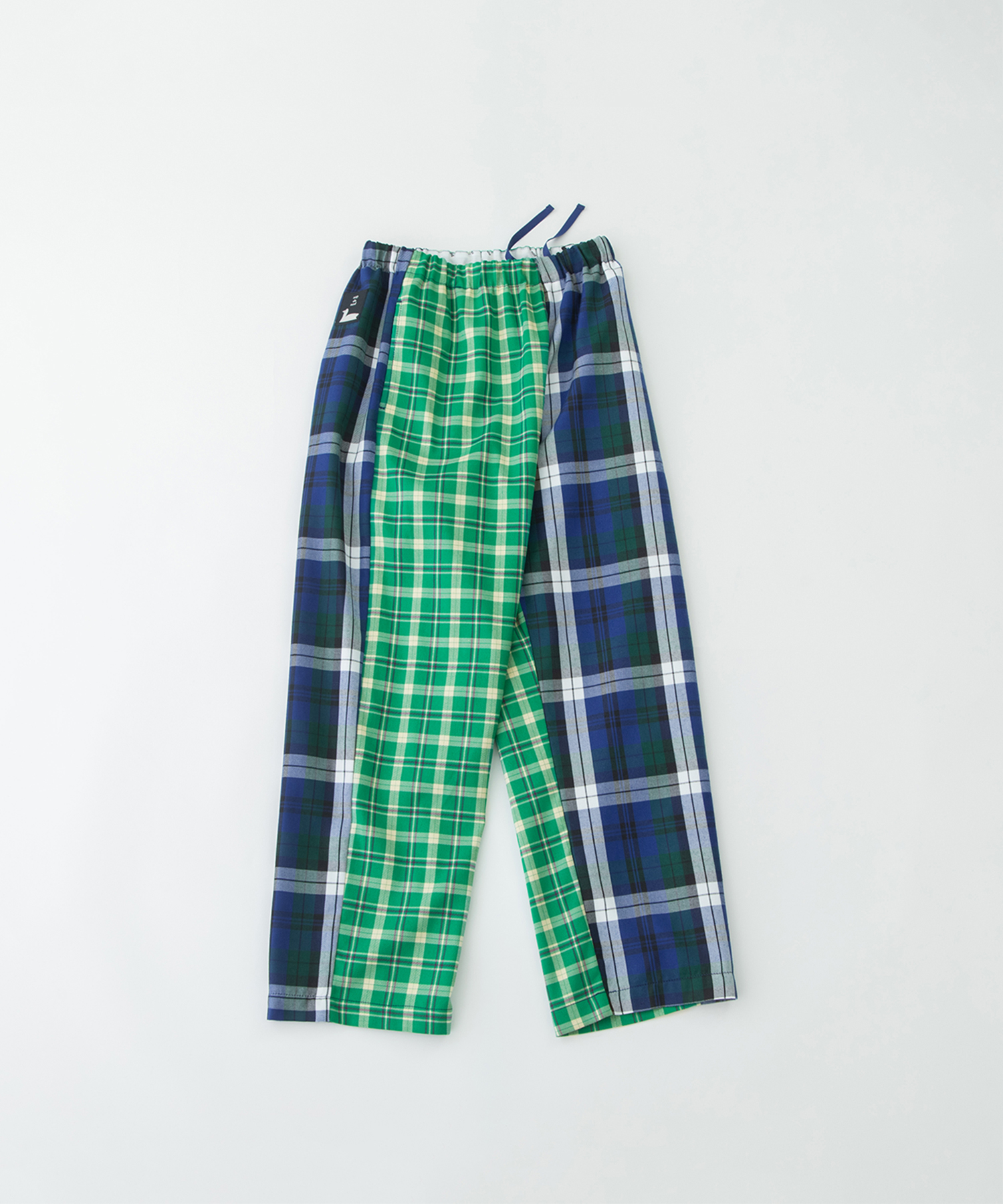 miscチェックストレートパンツ