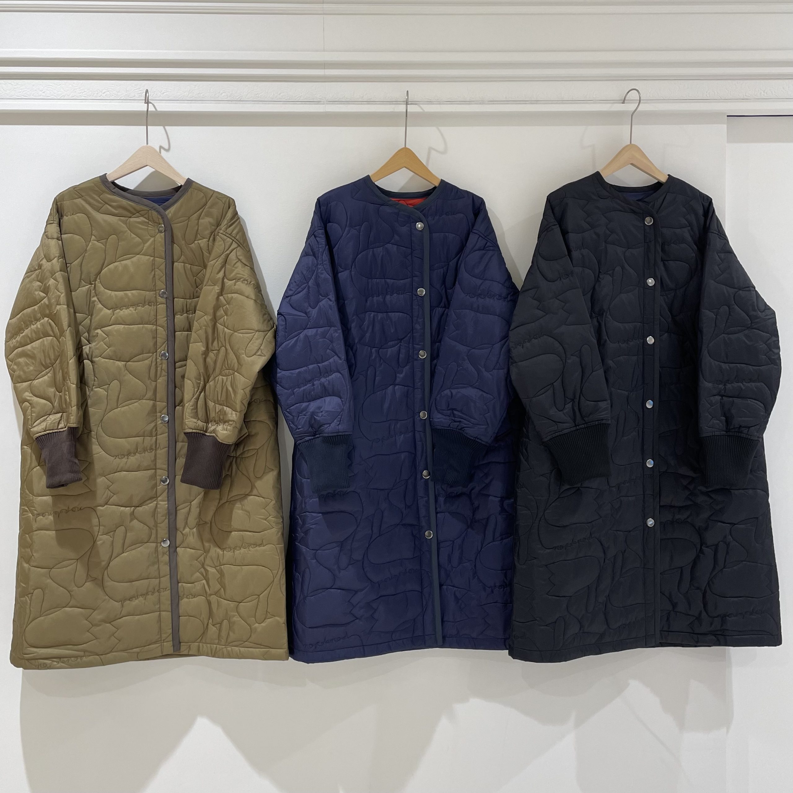 【なんばパークス店】ふんわり軽くて暖かいキルティングコートのご紹介です。