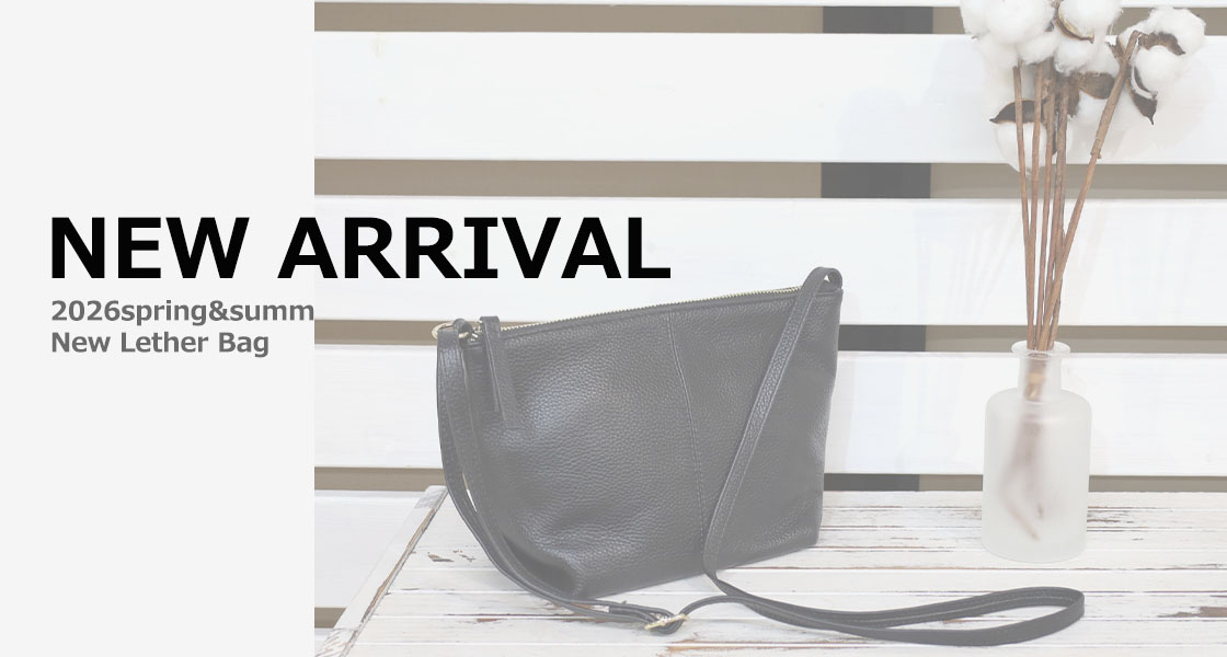 2026年春夏 新作レザーバッグ発売のお知らせCOOCO