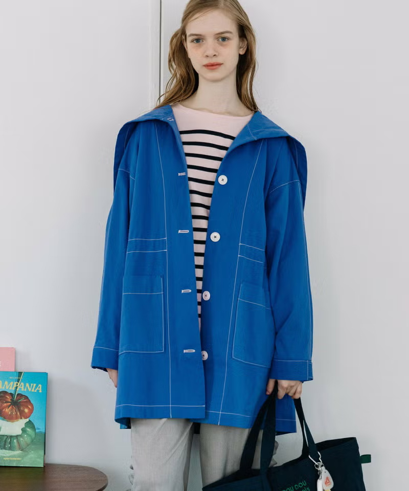 フードファスナーカバーオール