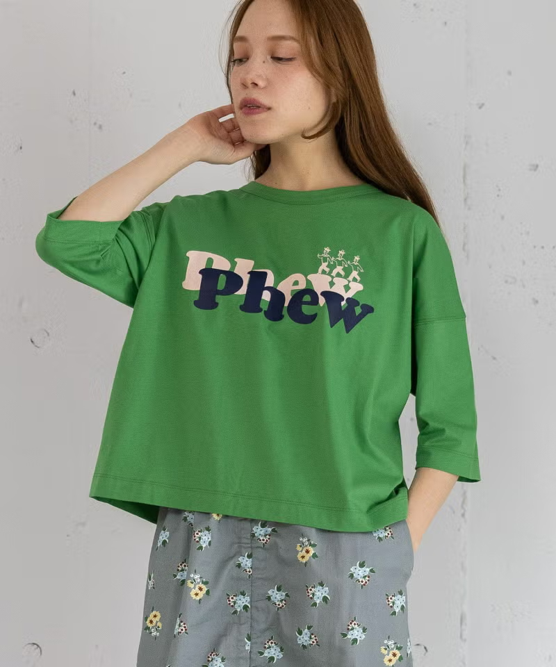 Phewおじさんプリントカットソー