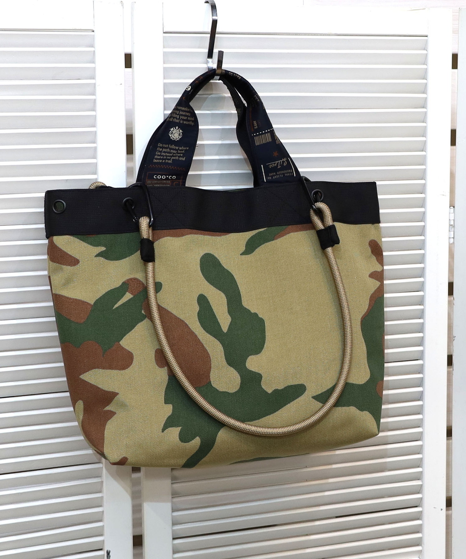 オリジナルテープｘダブルハンドルトートバッグ／Ａ４対応