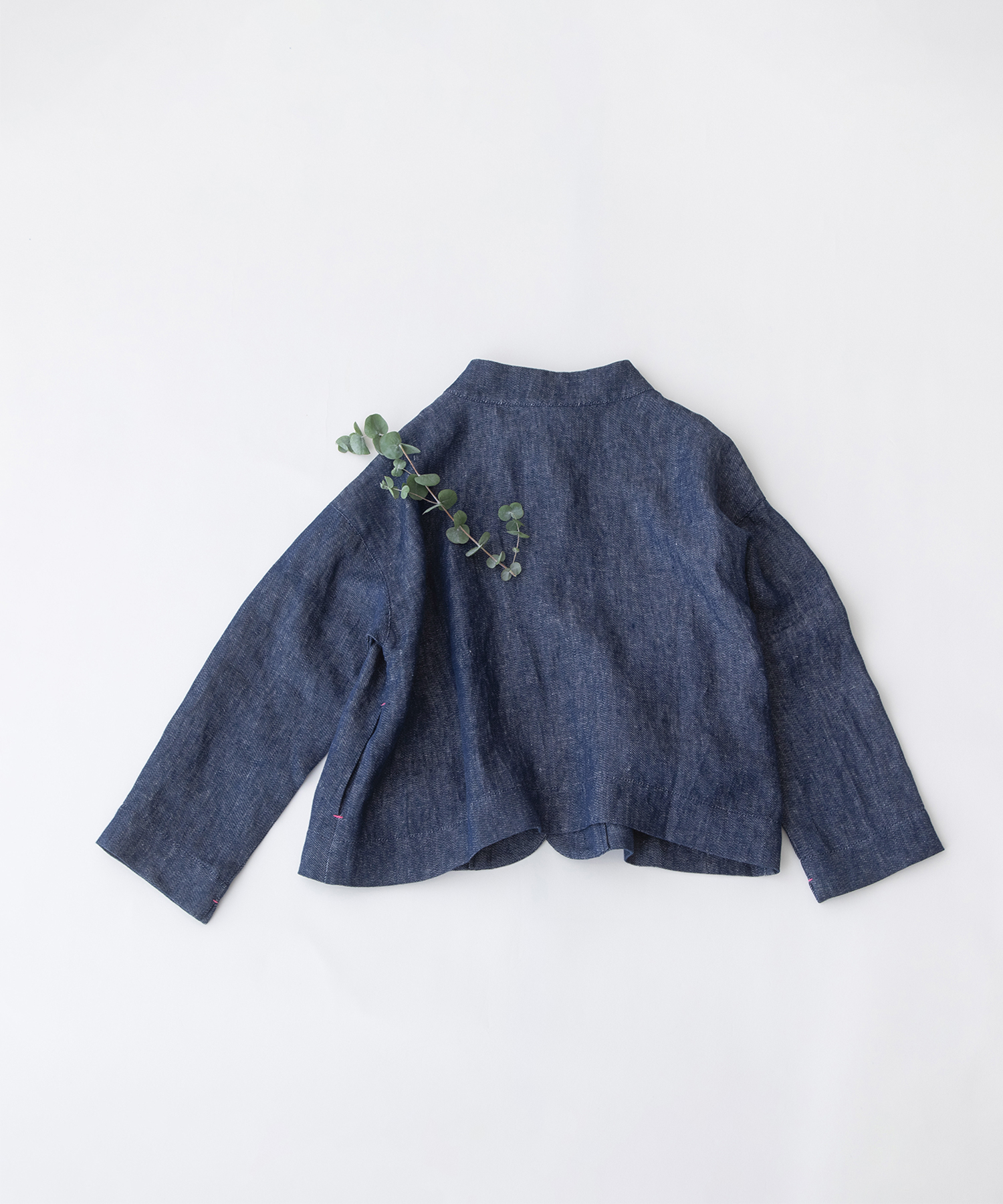 リネンサージボトルネック2wayジャケット