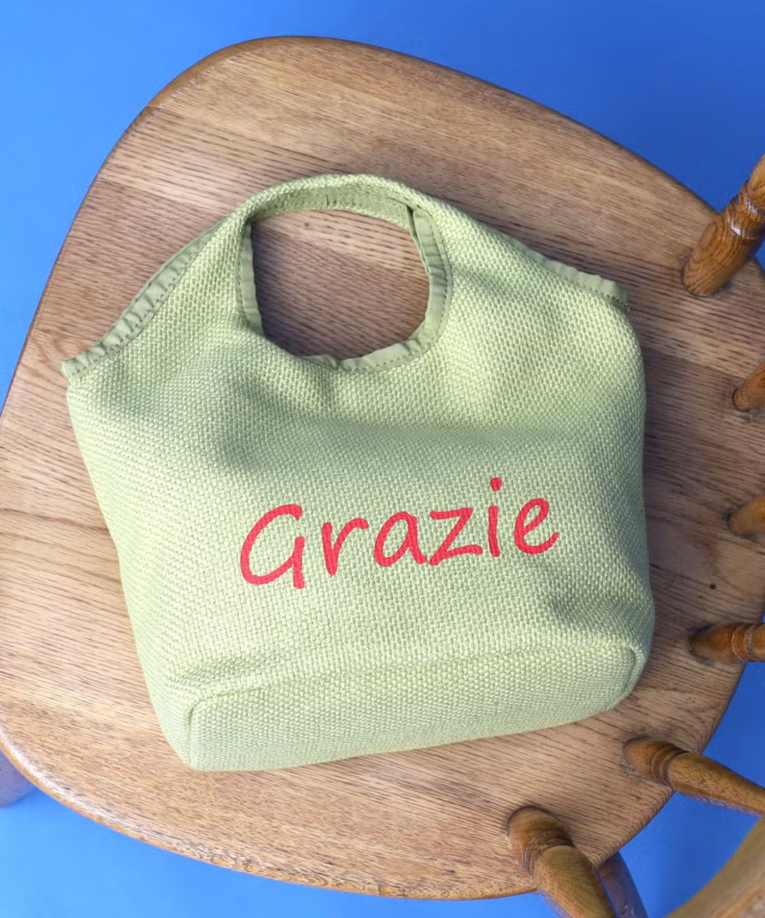 世界のありがとうロゴプリントバッグ