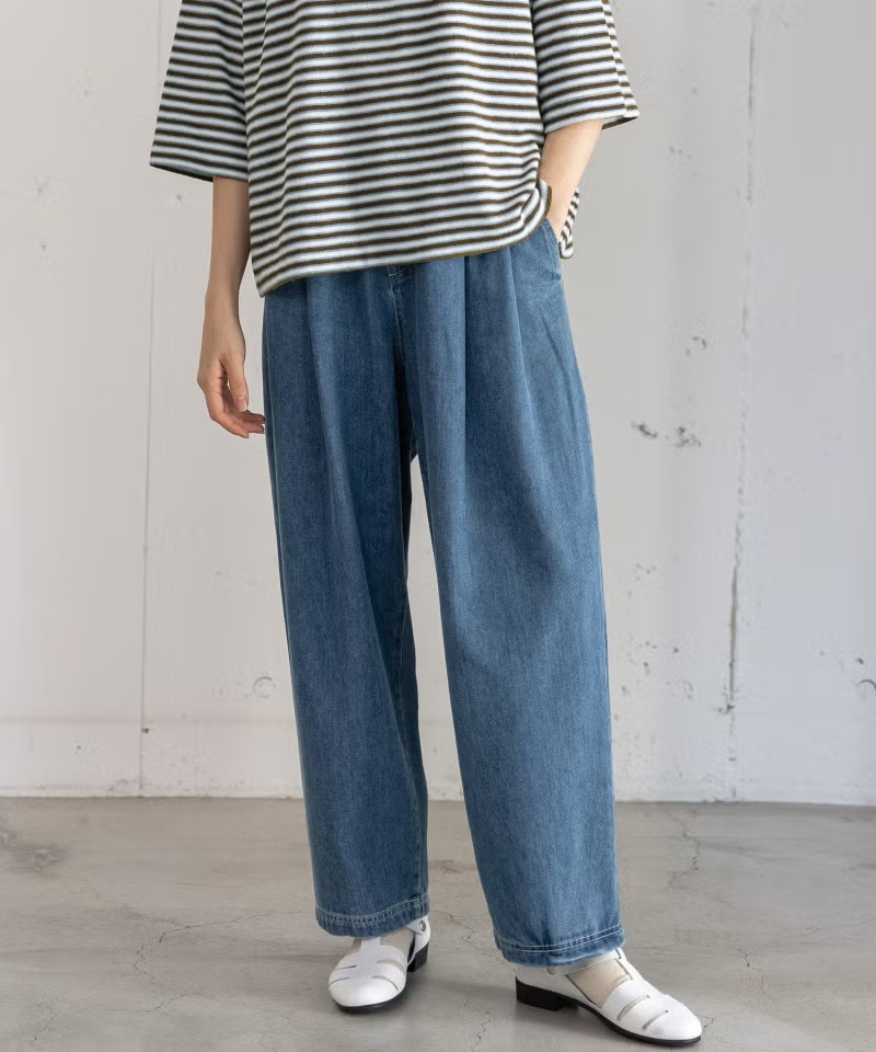 ボリュームタックパンツ