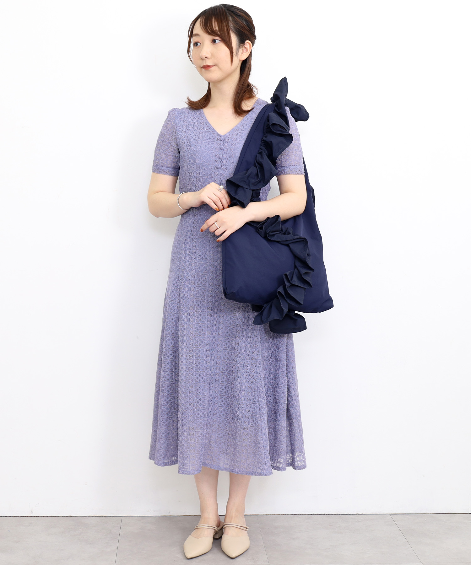 【OUTLET SALE】SMIRNASLI サミールナスリ 【フリルワンショルダーバッグ】