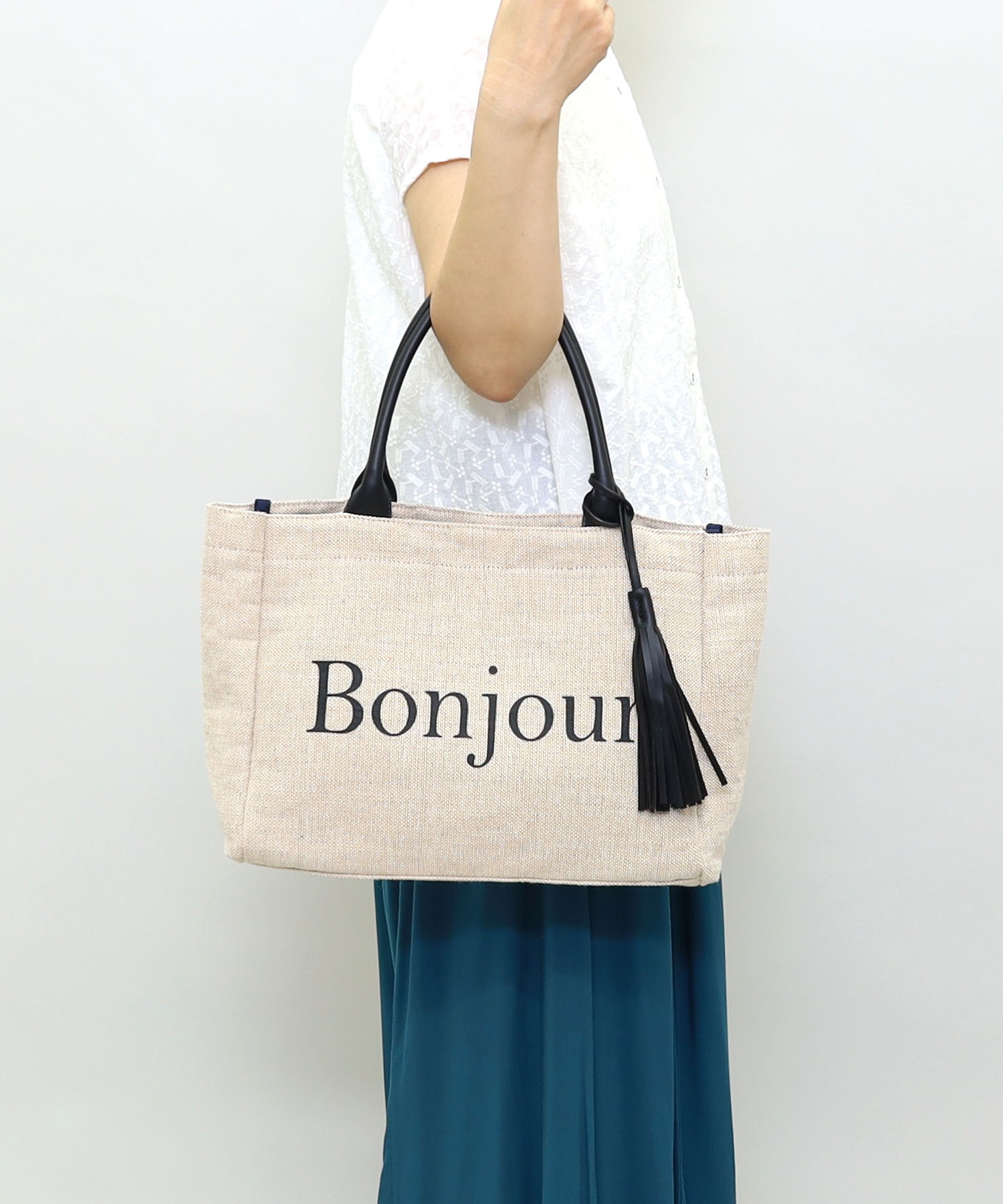 世界のあいさつロゴプリントバッグ／Ａ４対応