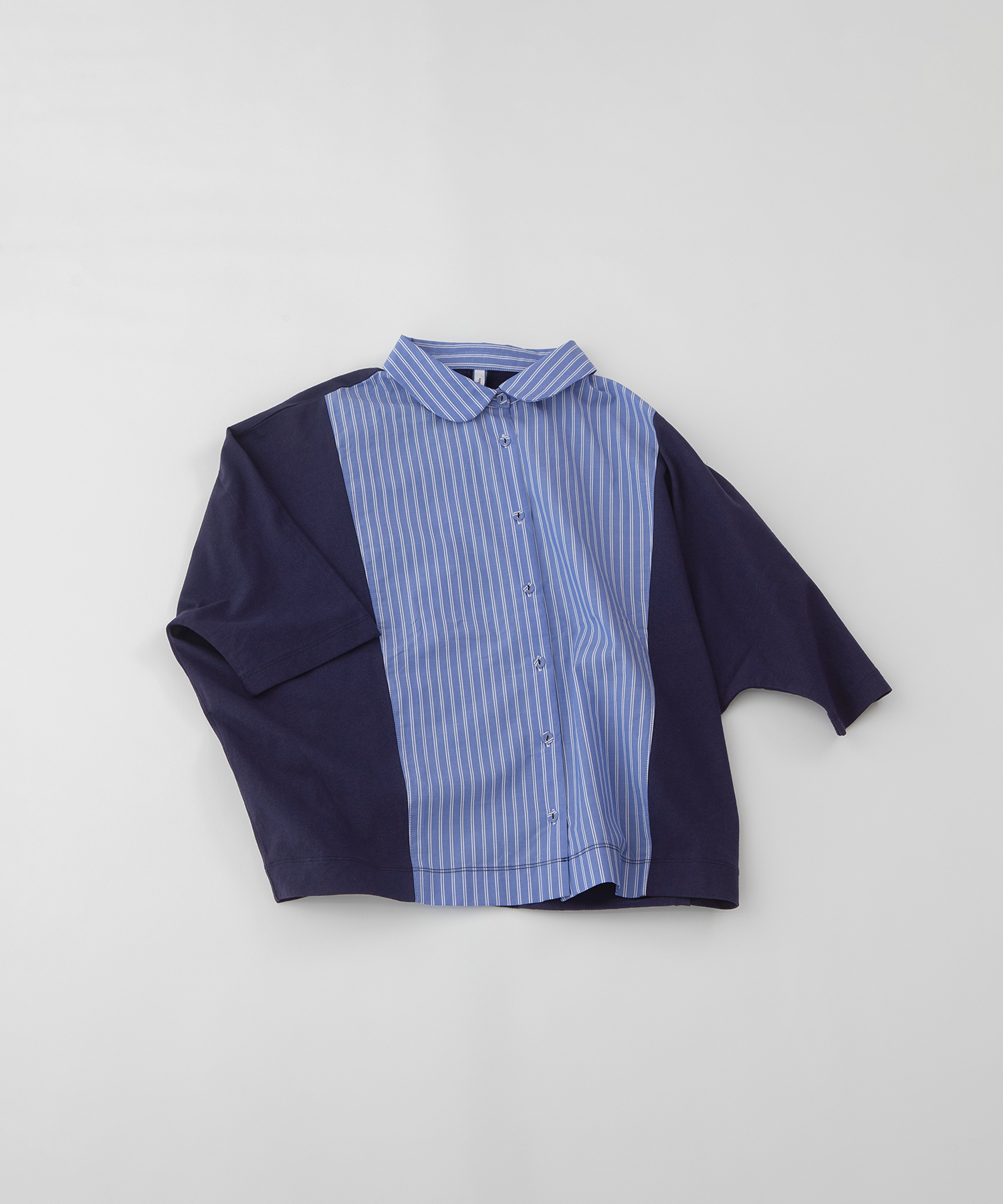 ClocheUSコットン布帛5分袖シャツカｯトソー