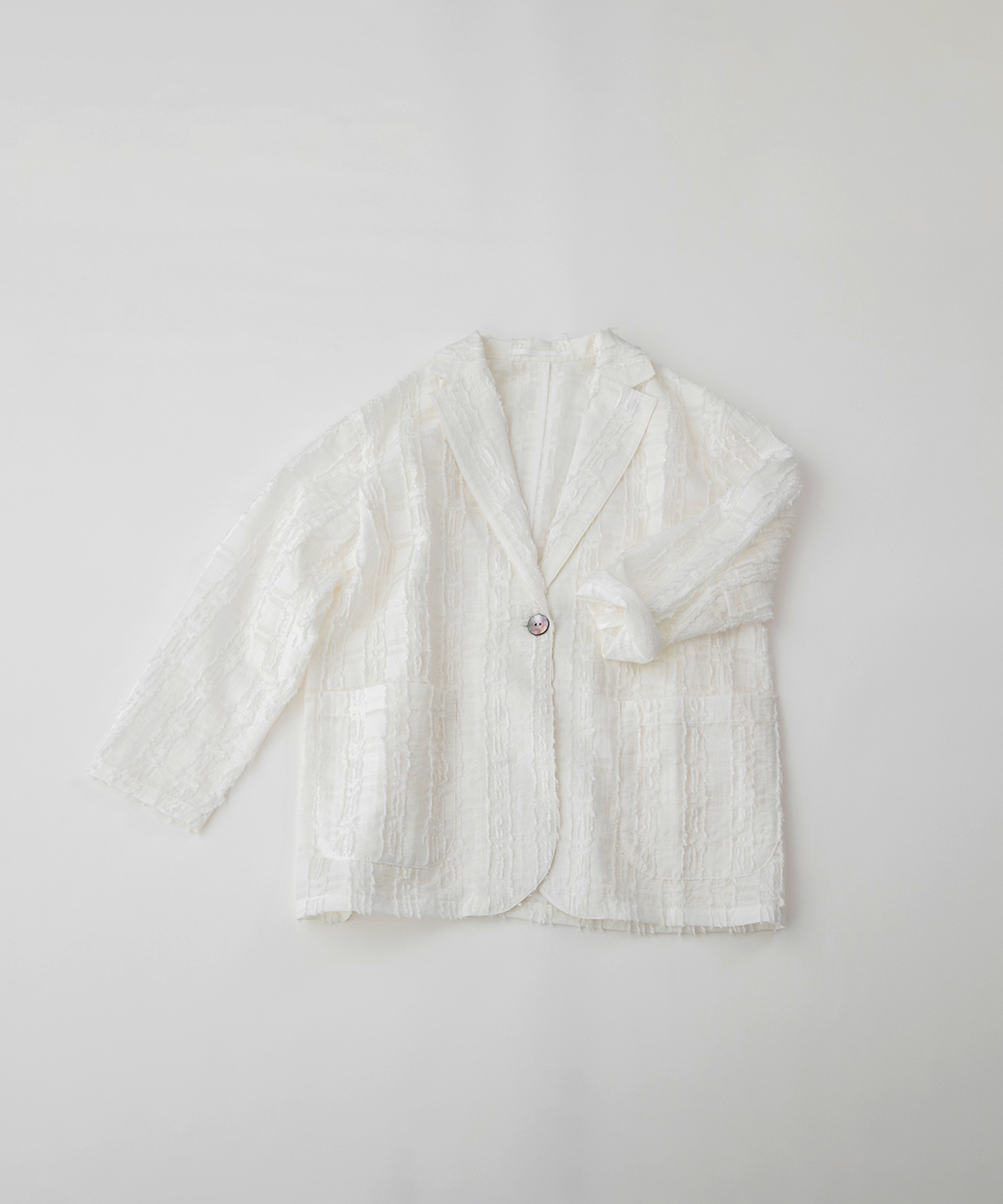 シアーテーラードジャケット