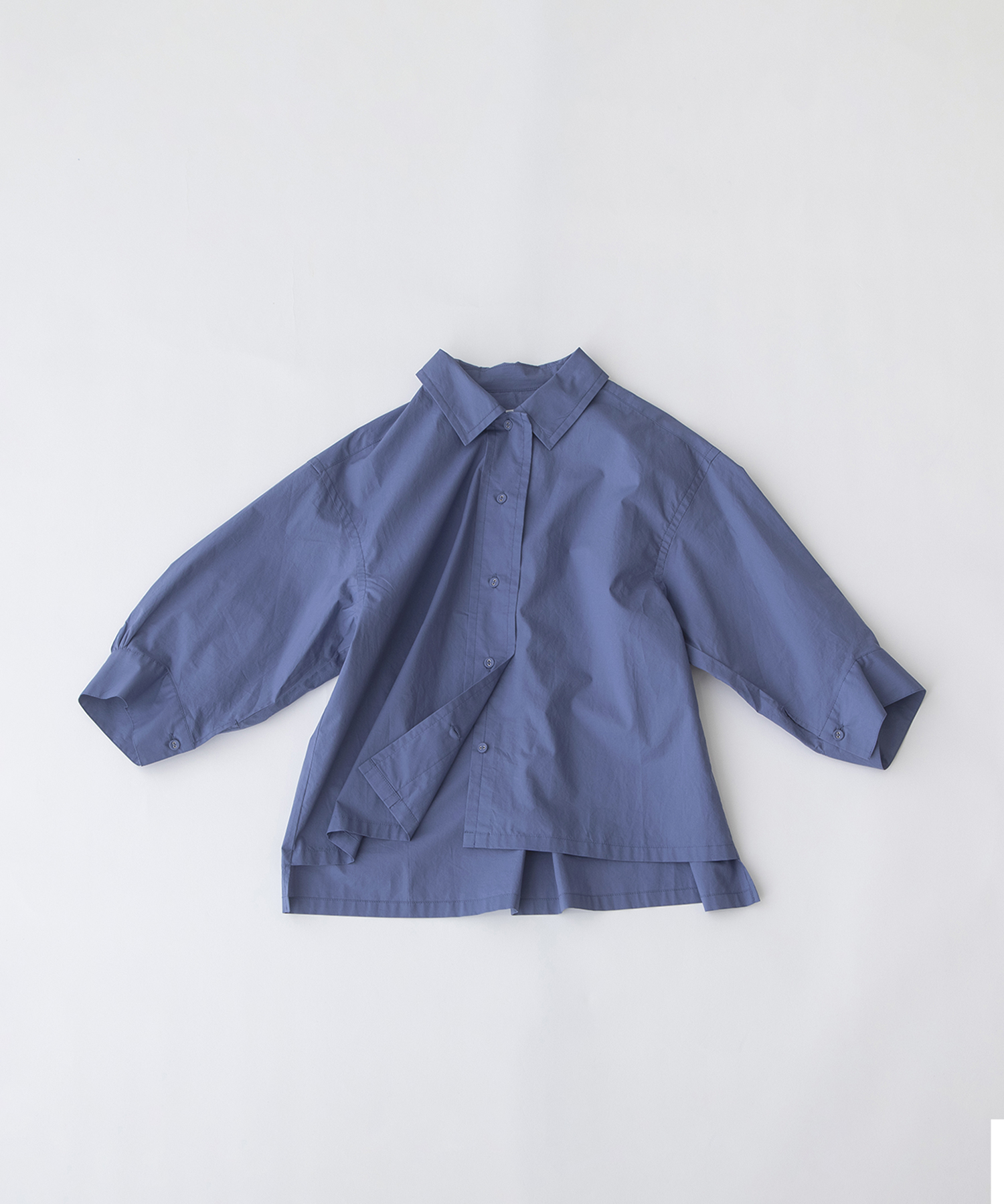 太前立て6分袖シャツ