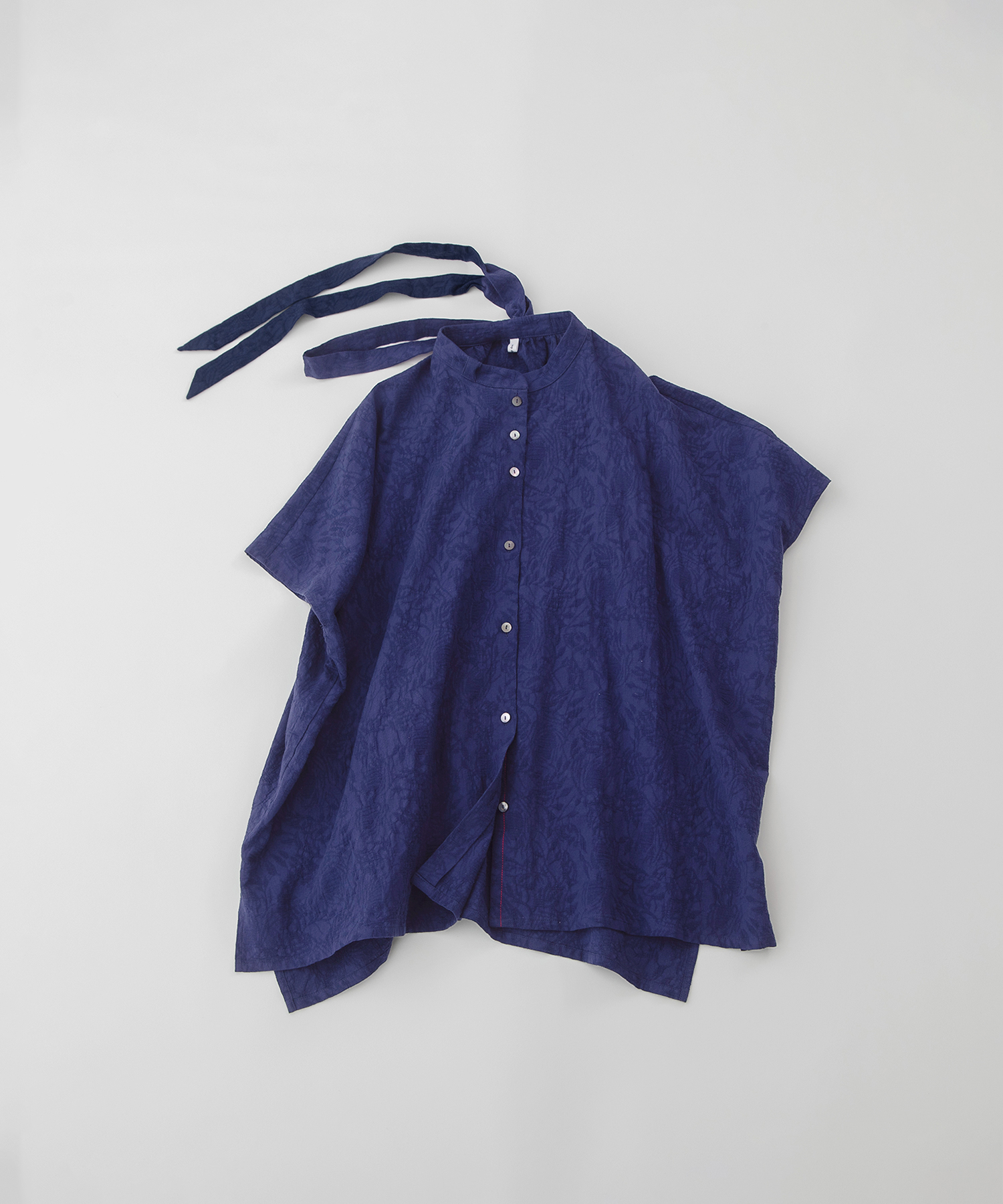 Cielフラワージャカードボー付きシャツ