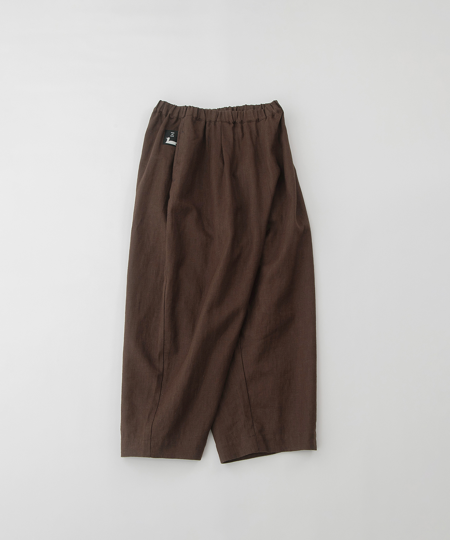 Pomme plus rond ラミー綾9分パンツ