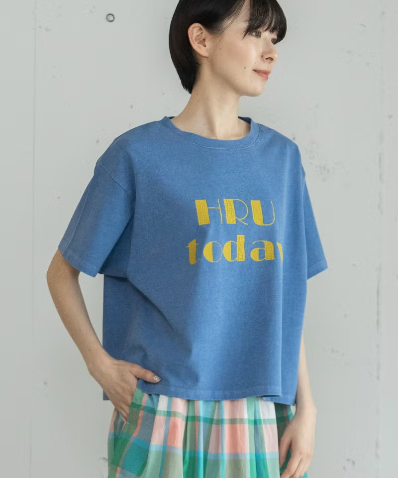 HRUクラッキングプリントTee
