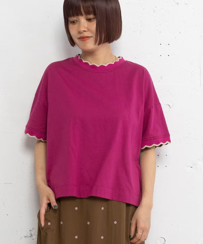 なみなみニットリブTee